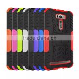 For Asus Zenfone 2 LASER ZE601KL Case Armor Heavy Duty Hybrid Rugged TPU Impact Kickstand Hard Cover ShockProof
