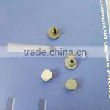 8mm Crimp Golden Aluminum Caps for Glass Cartridges thumbnail-4