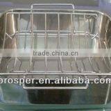 Stainless Steel Baking Tray With Shelf