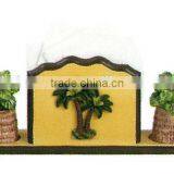 Personalized Handmade Color Glazed Decorative PALM TREE NAPKIN HOLDER thumbnail-1