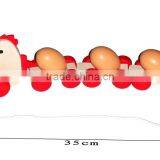 Chicken and Egg Pull Along Toy;classic Wooden Construction for Hours of Fun thumbnail-4