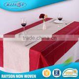 China Online Selling Protect Table Cover Red Spunbond Pp Nonwoven