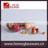 6 Inch Fresh Fruit Salad Glass Plate thumbnail-1