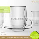 Favorable Price Creative Double-Layer Cow Milk Glass Cup thumbnail-1