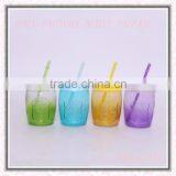 HOT SELLING 550ml Glass Juice Bottle With Straw thumbnail-4