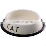 Cat/Dog Carbon steel pet food bowl