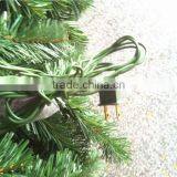 Home Garden Edging Decorative 7.5ft Height 700 Pcs of Pine Tips Artificial Green Plastic LED Lights Christmas Trees ESDS11 1707 thumbnail-5