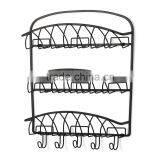 Key Ring Letter Organizer Wall Mount Key Holder With Key Hooks thumbnail-2