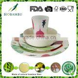 Recycle Green Living Bamboo Fiber Tableware Set thumbnail-1