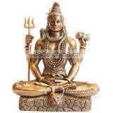 Outdoor Decoration Metal Craft Bronze Lord Shiva Statue for India thumbnail-6