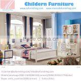 MJ665 2016 New Luxury Colorful White Bedroom Set Wooden Children Kids Teenager Bedroom Set thumbnail-1