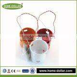 New Product High Quality Decoration European Handmade Lantern Tealight Wire Holder Metal Hanging Candle in the Dark thumbnail-6