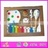 Hot Sale High Quality Drum Toy, Wooden Musical Instruments Drum Toy, Fashion Style Musical Drum Toy W07A038 thumbnail-1