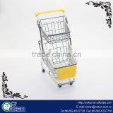 Promotional Gift Mini Shopping Barang Trolley Cart as Two-layer Container thumbnail-2
