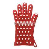 2016 Hot Selling FDA Grade Kitchenware Baking Silicone Oven Mitt Microwave Oven Gloves thumbnail-2