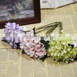 Hot Sell in Europe Short High Quality Decoration Artificial Flowers Hydrangea