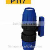 TY High Quality PP Compression Fittings TRUE UNION BALL VALVE Eco-friendly Cheap Price Full Size Factory Price List Discount thumbnail-2