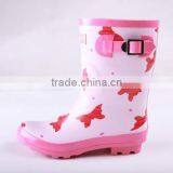 pretty rubber rain boots for woman