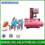 6 in 1 Multifunctional Heat Press Transfer Machine for Tshirt Mug Plate Cap thumbnail-2