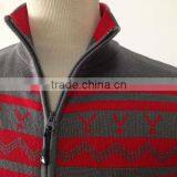 Merino Wool Zip Cardigan Men's Sweater thumbnail-2