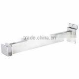 Chrome Plated Slatwall 8in. Brackets for Rectangular Tubing