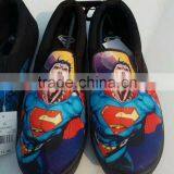 Adult Cartoon Pattern Black Canvas Shoes No Name Brand Slip On Casual Shoe Surplus Stock Liquidation thumbnail-4