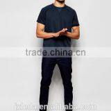 French Terry Short Sleeve Pullover Plain Men Spring / Summer Sweatshirt OEM Service thumbnail-1