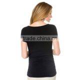 Hot Sale Blank t Shirt for Pregnant Women Modern Maternity Clothings thumbnail-3