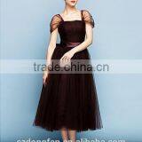 Hot Sale Mom And Daughter Dress Girls Brown Tutu Dress Evening Party Dress thumbnail-2