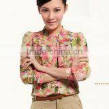 Cuff Design Chiffon Blouse thumbnail-1