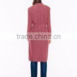 Hot Selling Light Weight Long Sleeve Trench Cost Fashion Faux Cost Women 2016 thumbnail-5