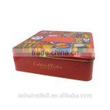 China Supplier Empty Square Christmas Chocolate Tin Box thumbnail-2