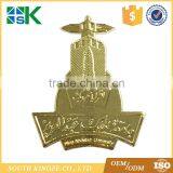 Personal Own Idea Design Gold Color Irregular Shape School Badge Pin thumbnail-1