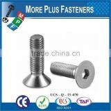 Made in Taiwan DIN 7991 Hexagon Socket Countersunk Head Screw DIN 7991 thumbnail-6