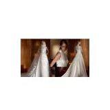 Wholesale Soft Satin and Lace Supplier Factory Professional Manufacture TopBride Wedding Dress thumbnail-1