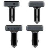 APP Control Bluetooth Car Charger With Handsfree FM Transmitter Support TF Card Usb BC12B thumbnail-2