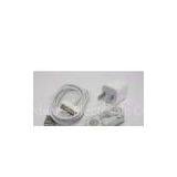 12V White Portable Electronics MIni USB Car Charging Cable Kit for IPhone 4 thumbnail-1