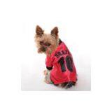 Dog Tshirt for Football Playing in Red