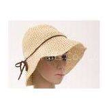 Fashionable 8cm Short Brim Packable Sun Hat , Autumn Leisure Hats For Lady thumbnail-1