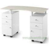 Glass Top With Fan Nail Art Table thumbnail-2