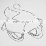 Multi Layers Rhinestone Crystal Wave Tassel Head Piece Sequined Hair Band Head Chain Jewelry thumbnail-3