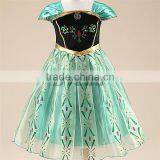 Wholesale Frozen Dress Children Performing Dress Frozen Anna Fashion Dress High Quality thumbnail-3