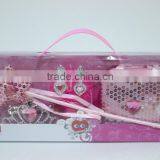 Onbest Baby Crown Kids Gift Set Plastic Princess Tiara +shoes+wand+earring thumbnail-3