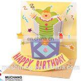 Handmade New Year Popular Small Size Led Greeting Cards