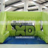 2015 popular hot sale outdoor inflatable football toss game for adults