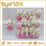 Fashion Promotional 4 Inch Plush Animal Toy Keychain for Play thumbnail-1