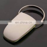 2016 Promotional Green Rubber and Metal Key Ring Holder/new 2016 Plastic Key Chain