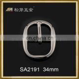 Handbag hardware metal pin buckle, factory buckles for belts