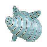 Retail Female Clothes Store Fiberglass Triple Stripes Pig Window Display Visual Merchandising Props Supplier thumbnail-5