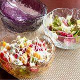 Irregularity Colored Hammer Eye Pattern Glass Bowl/Plate/Dish With 2 Size Optional thumbnail-1